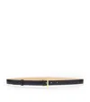 Alexander Mcqueen Mcqueen T-bar Hip Belt In Black