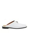 Alexander Mcqueen Leather T-bar Mules In White