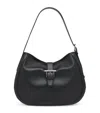 Alexander Mcqueen Mcqueen T-bar Leather Shoulder Bag In Black