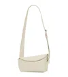 Alexander Mcqueen Leather T-bar Sling Cross-body Bag In Nude