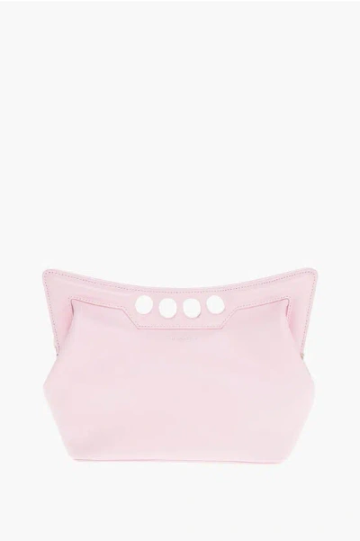 Alexander Mcqueen Leather The Peak Shoulder Bag With Chain In 5723