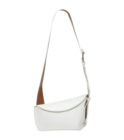 Alexander Mcqueen Woman White Leather Sling Crossbody Bag