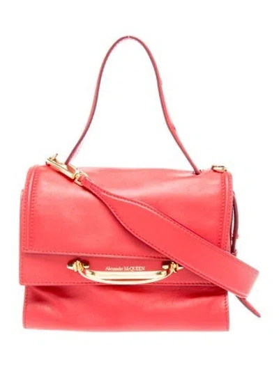 Pre-owned Alexander Mcqueen Leather The Story In Red