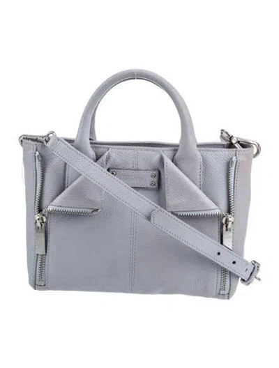 Pre-owned Alexander Mcqueen Leather Tote In Purple