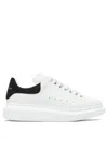 Alexander Mcqueen Leather Upper And Rubber Sole Sneaker In White