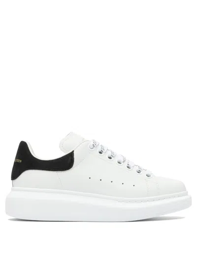 Alexander Mcqueen Leather Upper And Rubber Sole Sneaker In White