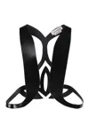 Alexander Mcqueen Leather Vest In Black
