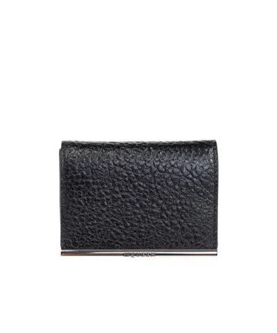 Alexander Mcqueen Leather Wallet In Black