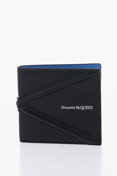 Alexander Mcqueen Logo Wallet In Nero