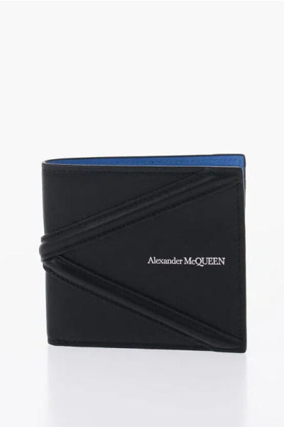 Alexander Mcqueen Logo Wallet In Black