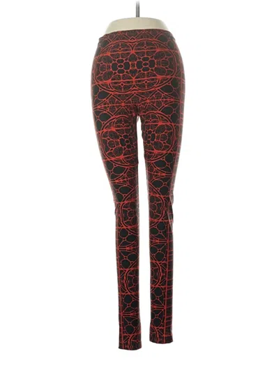 Pre-owned Alexander Mcqueen Leggings In Red