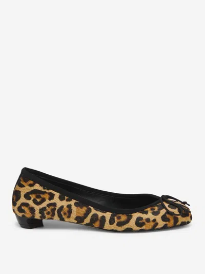 ALEXANDER MCQUEEN ALEXANDER MCQUEEN LEOPARD ARMADILLO BALLERINAS