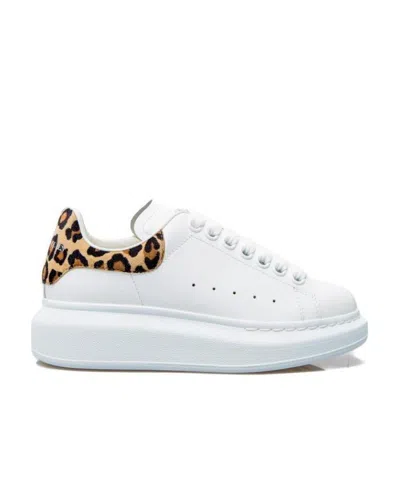 Alexander Mcqueen Leopard Print Oversized Sneakers