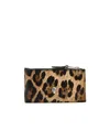 ALEXANDER MCQUEEN LEOPARD PRINT WALLET