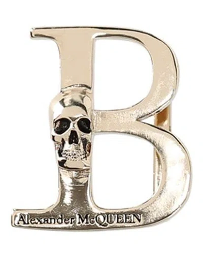 Alexander Mcqueen "letter "b" Sneaker Charm" Woman Bag Accessories & Charms Gold Size - Brass