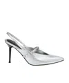 Alexander Mcqueen Metallic Leather Pumps Studded Detail