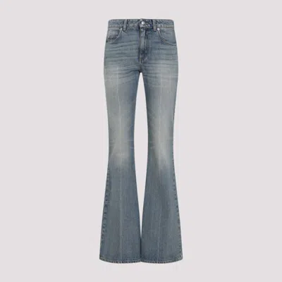 ALEXANDER MCQUEEN LIGHT BLUE COTTON JEANS