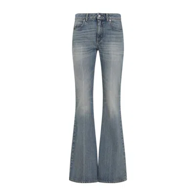 ALEXANDER MCQUEEN ALEXANDER MCQUEEN LIGHT BLUE COTTON JEANS