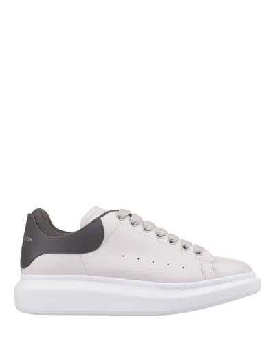 Alexander Mcqueen Light Grey Oversized Sneakers With Dark Grey Details In Gray