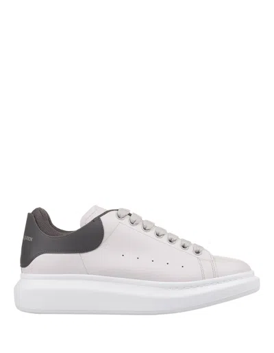 Alexander Mcqueen Light Grey Oversized Sneakers With Dark Grey Details