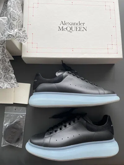 Pre-owned Alexander Mcqueen Limited Edition Signature Leather Sneaker In Black