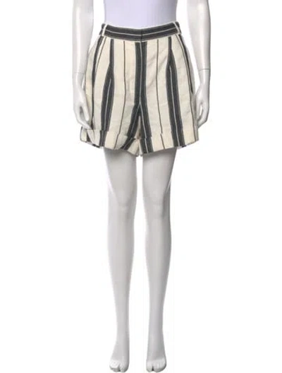 Pre-owned Alexander Mcqueen Linen Knee-length Shorts In Neutral