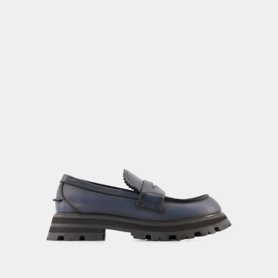 Alexander Mcqueen Loafers -  - Leather - Anthracite In Grey