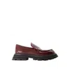 Alexander Mcqueen Mocassini In Burgundy