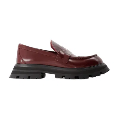 Alexander Mcqueen Loafers In Red