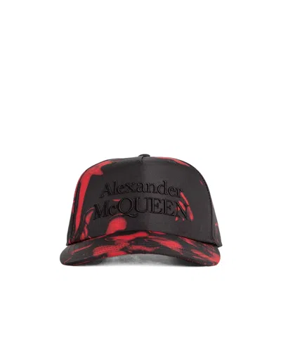 Alexander Mcqueen Logo Baseball Cap In Red