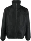 Alexander Mcqueen Logo Bomber Jacket In Black