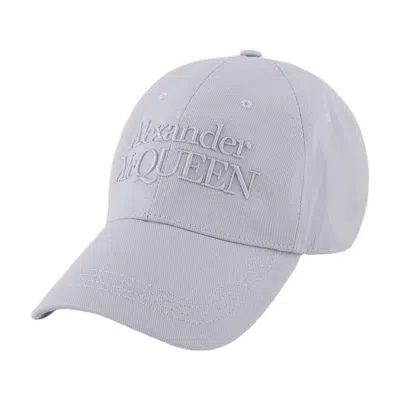 Alexander Mcqueen Logo Cap In White