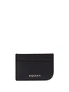 Alexander Mcqueen Black Leather Wallet By  In Black