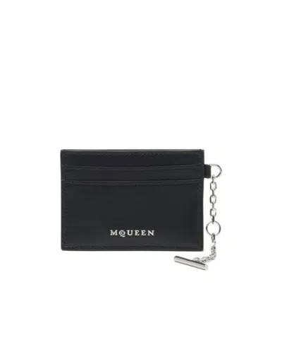 Alexander Mcqueen Logo Card Pack In Black