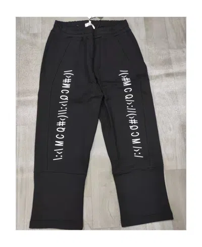 Alexander Mcqueen Logo Casual Pants In Black