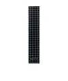 Alexander Mcqueen Logo Checked Scarf In Black