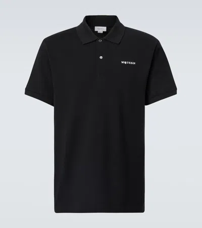 ALEXANDER MCQUEEN LOGO COTTON POLO SHIRT