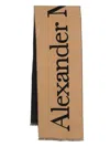 Alexander Mcqueen Logo Cotton Scarf
