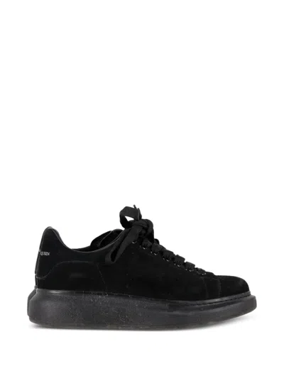Pre-owned Alexander Mcqueen Logo-detail Lace-up Sneakers In Black