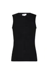 Alexander Mcqueen Black T-shirt With Transparent Inserts In Black