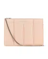 Alexander Mcqueen Pastel Pink Leather Shoulder Bag In Nude