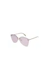 Alexander Mcqueen Logo Details Sunglasses In Purple