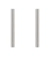 Alexander Mcqueen Mcqueen Crossbar Linear Drop Earrings In Gray