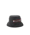 Alexander Mcqueen Logo-embellished Jacquard Bucket Hat In Black