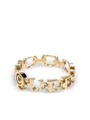 Alexander Mcqueen Logo-embellished Ring In Gold