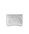 Alexander Mcqueen Seal Cardholder In White