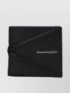 Alexander Mcqueen Logo-embossed Leather Bifold Wallet In Black