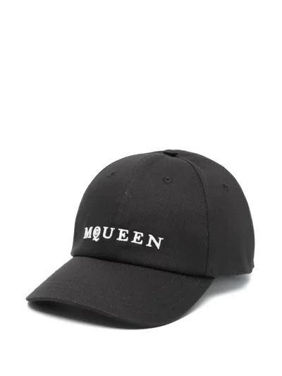 ALEXANDER MCQUEEN LOGO-EMBROIDERED BASEBALL CAP