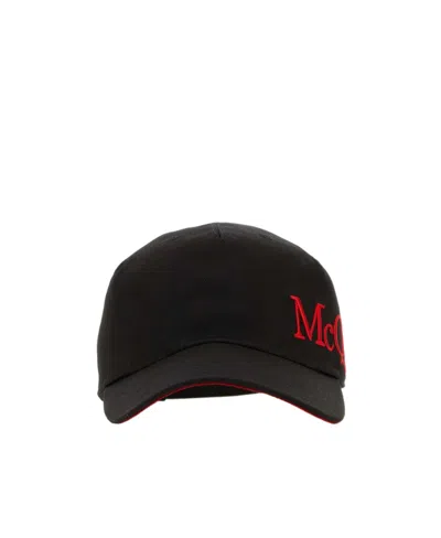 ALEXANDER MCQUEEN ALEXANDER MCQUEEN LOGO EMBROIDERED BASEBALL CAP