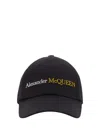 Alexander Mcqueen Baseball Hat With Logo In Black